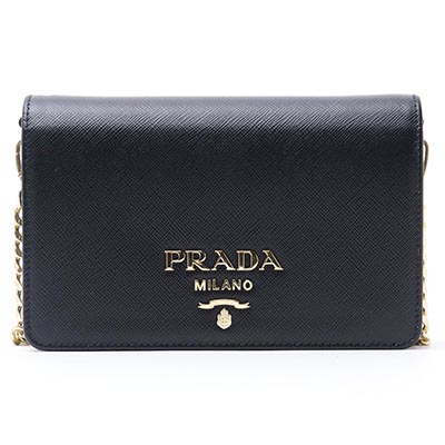 プラダ PRADAスーパーコピー ショルダーバッグ ブラック レディース ブラック バッグ チェーン ミニショルダー クラッチ プレゼント レザー 1bp006 v cow nzv f0002 - 商品画像 6