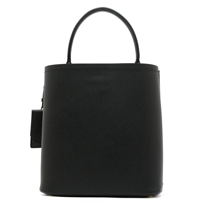 プラダコピー ハンドバッグ PANIER CROCODILE BAG パニエ クロコダイル バッグ 1BA2122ERX レディース 2019SS NERO+FUOCO F0LJ4 - 商品画像 3
