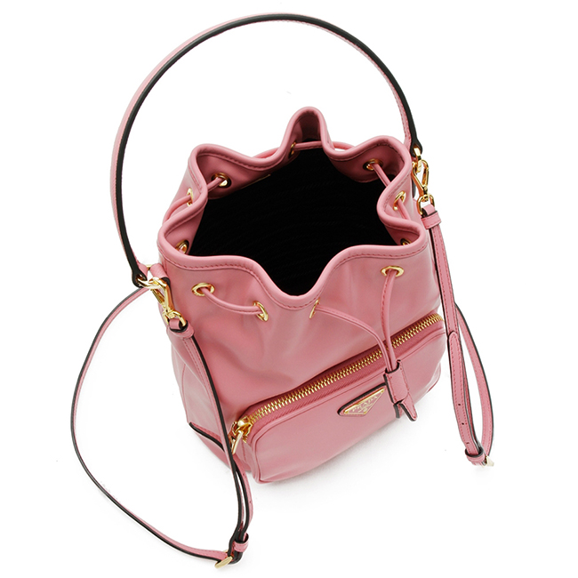 プラダスーパーコピーハンドバッグ LEATHER BUCKET BAG レザー バケットバッグ 1BH0382CCC レディース 2019SS BEGONIA F0638 - 商品画像 4