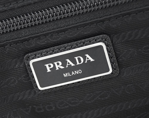 プラダバッグスーパーコピー 2VC002 PRADA ボストンバッグ トラベル ストラップ付き TESSUTO+SAFFIANO NERO ネロ ナイロン+カーフ ブラック シルバー金具 - 商品画像 8