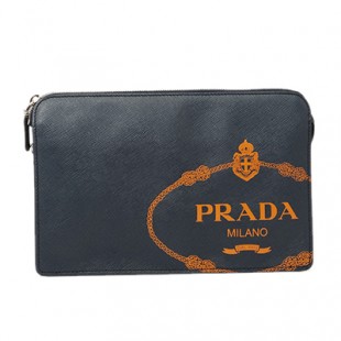 プラダスーパーコピー PRADA SAFFIANO TRAVEL レザー ポーチ クラッチバッグ バルティコ [メンズ] 2VF056 9Z2 F0L57