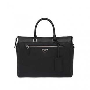 プラダコピー PRADA サフィアーノレザー ブリーフケース ブラック 2VG044_9Z2_F0002_V_OOO