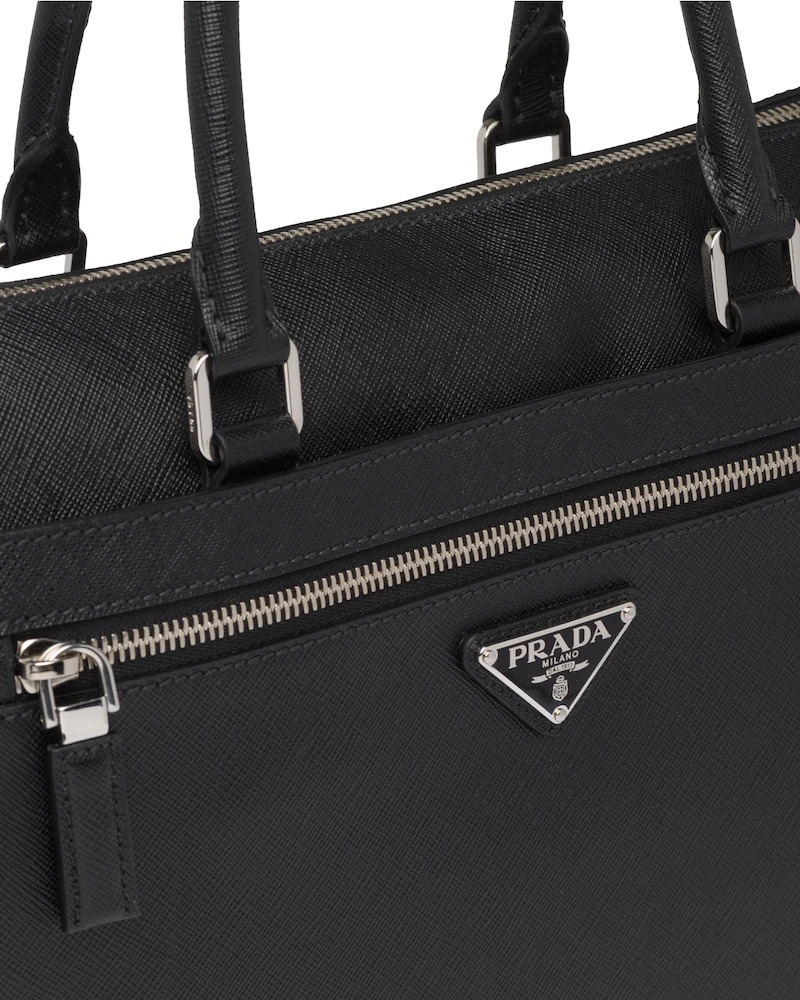 プラダコピー PRADA サフィアーノレザー ブリーフケース ブラック 2VG044_9Z2_F0002_V_OOO - 商品画像 5