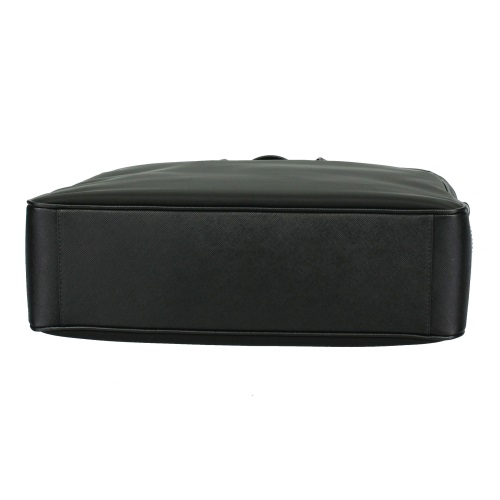 プラダ トートバッグ ビジネスバッグ テスートサフィアーノ トライアングルロゴ ブラック メンズ PRADA 2VG064 064 F0002 - 商品画像 6