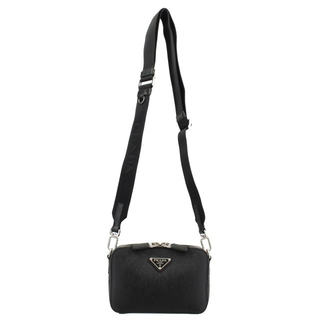 プラダ PRADA サフィアーノレザー クロスボディバッグ ブラック 2VH070 9Z2 F0002 - 商品画像 9