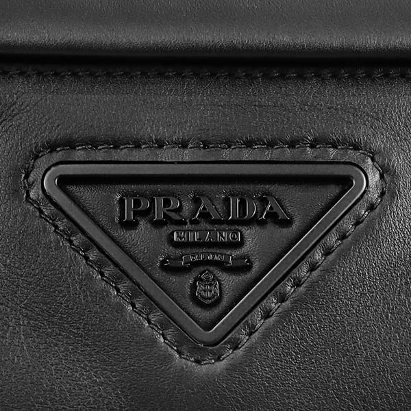 スーパーコピープラダ PRADA ショルダーバッグ メンズ ベルトポーチ付 レザー ブラック 2VH125 2DMF F0002 - 商品画像 3