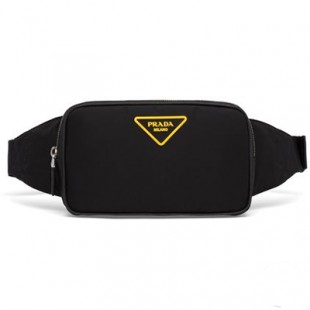 プラダ PRADA スペシャルラバーロゴナイロンベルトバッグ ブラック 2VL977_074_F0C5Z_V_WWO