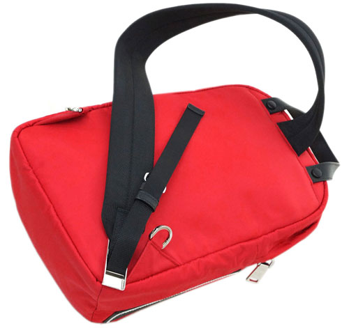 プラダスーパーコピーバッグ 2VZ023 PRADA メンズ ボディバッグ ワンショルダー TESSUTO ROSSO ロッソ ナイロンレッド - 商品画像 7