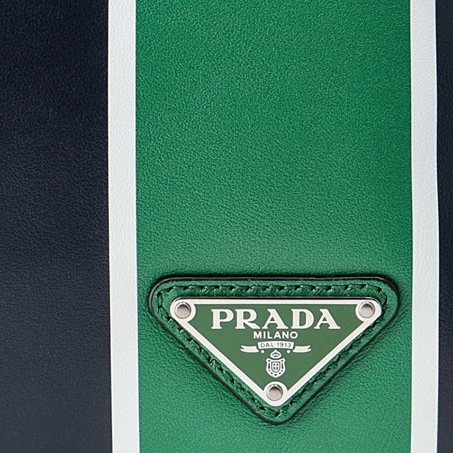 プラダコピー PRADA メンズ テクニカルナイロン バックパック リュックサック ブラック×グリーン 2VZ066HTY 2CIL YVM - 商品画像 1