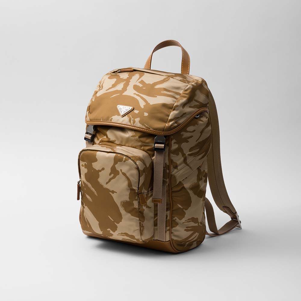 プラダ スーパーコピー プリント入り Re-Nylon xレザー バックパック 2VZ135_2C0Z - 商品画像 4