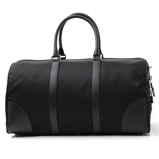 PRADAコピー ボストンバッグ 2WAY ブラック メンズ 黒 ナイロン 旅行 2vc350 vsoo 064 f0002 TESSUTO SAFFIANO - 商品画像 8