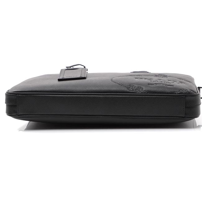 スーパーコピーPRADA ブリーフケース 2WAY ブラック メンズ レザー ビジネス 2ve368 volx 9z2 f0002 SAFFIANO TRAVEL - 商品画像 1