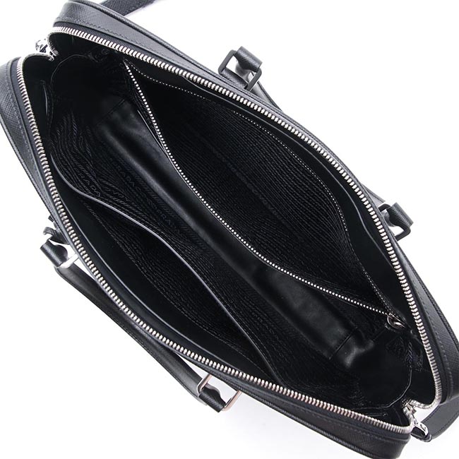 プラダスーパーコピー PRADA ブリーフケース 2WAY ブラック メンズ A4対応 2ve368 voox 9z2 f0002 SAFFIANO サフィアーノ - 商品画像 5