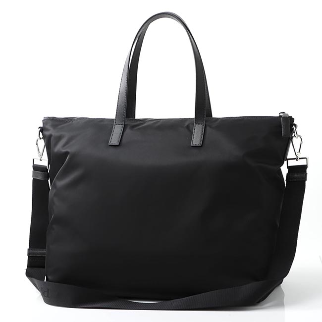 プラダ PRADA トートバッグ 2WAY ショッピングバッグ ブラック メンズ トート バッグ レザー ショルダー カジュアル 2vg024 vooo 064 f0002 - 商品画像 7