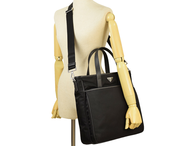 プラダコピー PRADA 2WAYショルダーバッグ メンズ アウトレット 2vg033tesa-nero-zz - 商品画像 1