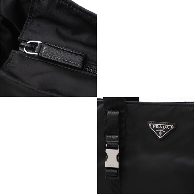 スーパーコピープラダ PRADA トートバッグ ブラック メンズ 黒 ナイロン 2vg042 vooo 973 f0002 TESSUTO MONTAGN - 商品画像 3