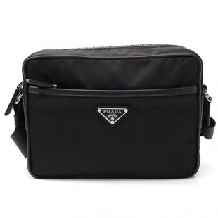 プラダスーパーコピー PRADA ショルダーバッグ ブラック メンズ ナイロン プレゼント 2vh048 vooo 064 f0002 TESSUTO SAFFIANO