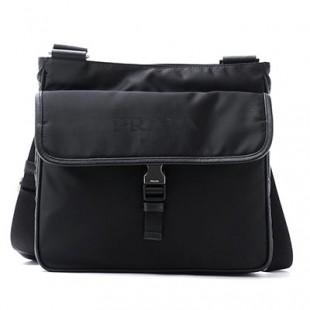 スーパーコピープラダ PRADA メッセンジャー バッグ ブラック メンズ バッグ カジュアル ナイロン ロゴ モノグラム 2vh269 064 f0002