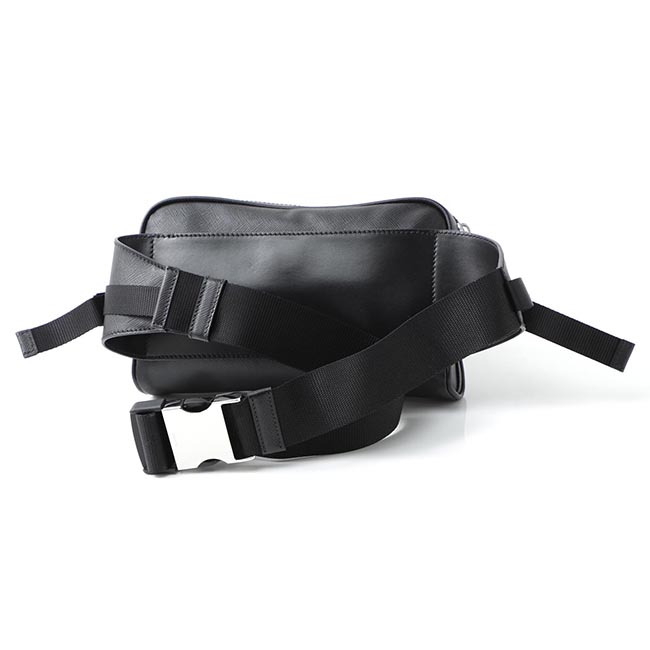 プラダスーパーコピー PRADA ベルトバッグ ボディバッグ ブラック メンズ ギフト プレゼント レザー 2vl012 vooo 9z2 f0002 MARSUPIO SAFFIANO TRAVEL - 商品画像 8