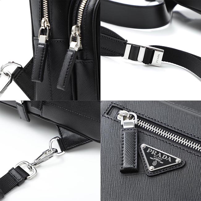 プラダスーパーコピー PRADA ボディバッグ ブラック メンズ ギフト プレゼント 2vz031 vooo 9z2 f0002 ZAINO SAFFIANO TRA - 商品画像 3