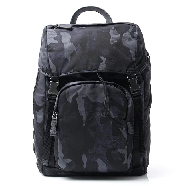 PRADAスーパーコピー バックパック リュックサック グレー メンズ リュック バッグ パック ロゴ 2vz135 2b02 f0008 MY CHARACTER マイキャラクター - 商品画像 4
