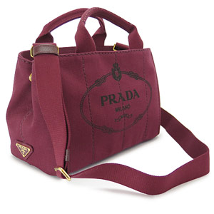 プラダトートバッグコピー PRADA 2WAY ショルダーバッグ カナパ キャンバス アマラント B2439G CANAPA AMARANTO - 商品画像 3