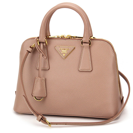 プラダスーパーコピー ハンドバッグ PRADA BL0838 バッグ サフィアーノ ラックス SAFFIANO LUX 2WAY レディース CAMMEO(カメオ) ピンクベージュ ダブルファスナー ショルダーストラップ付 - 商品画像 3