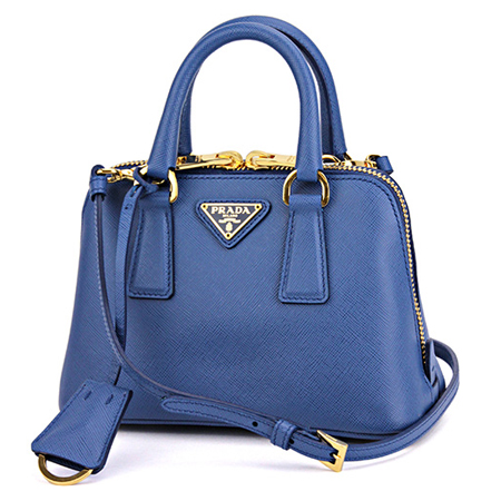 プラダバッグスーパーコピー ハンドバッグ PRADA BL0851 NZV F0013 バッグ サフィアーノ ルクス SAFFIANO LUX レディース AZZURRO(アズーロ) ブルー 青 2WAY ショルダーバッグ トライアングル - 商品画像 3