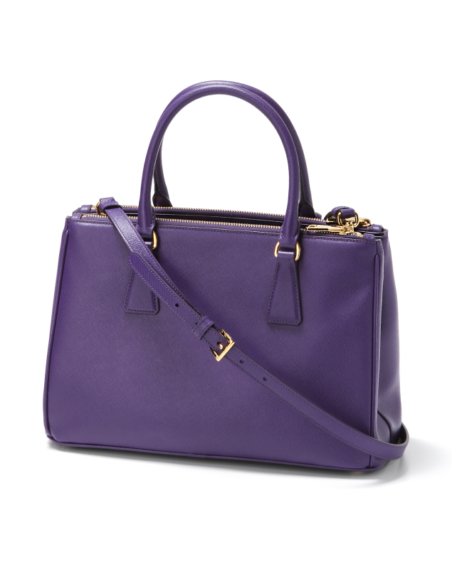 プラダコピーSAFFIANO LUX ショルダー付 ハンドバッグ スモールVIOLA BN1801 NZV F0030 - 商品画像 4