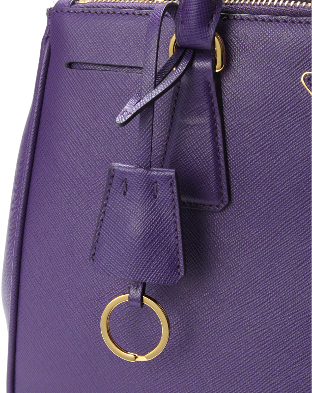 プラダコピーSAFFIANO LUX ショルダー付 ハンドバッグ スモールVIOLA BN1801 NZV F0030 - 商品画像 1