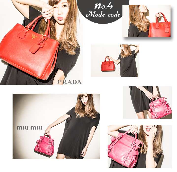 PRADA/プラダ カーフレザー 2WAYトートバッグ BN2579 BBE 011 - 商品画像 4