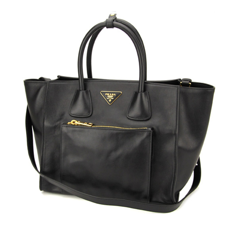 プラダスーパーコピー トートバッグ PRADA BN2626 バッグ ソフト カーフ SOFT CALF レディース NERO(ネロ) ブラック 黒 - 商品画像 3