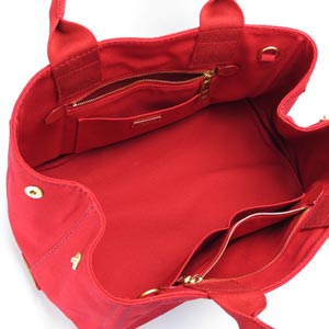 プラダスーパーコピー トートバッグ PRADA 2WAY ショルダーバッグ カナパ キャンバス ロッソ BN2642 ZKI F0011 - 商品画像 1