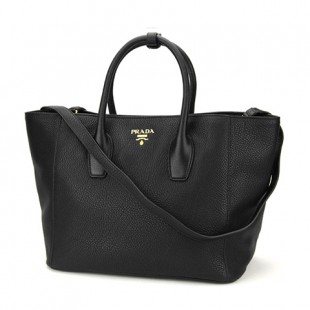 プラダスーパーコピー トートバッグ PRADA BN2694 バッグ ヴィッテロ ダイノ VITELLO DAINO レディース NERO(ネロ) ブラック 黒 - 商品画像 1