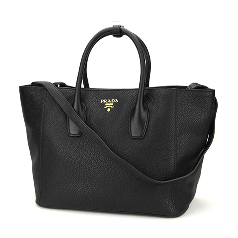 プラダスーパーコピー トートバッグ PRADA BN2694 バッグ ヴィッテロ ダイノ VITELLO DAINO レディース NERO(ネロ) ブラック 黒 - 商品画像 3
