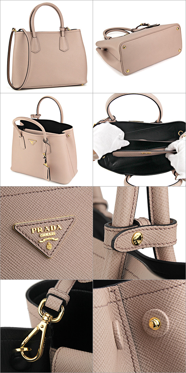 プラダバッグコピー ショルダーバッグ PRADA BN2775 2A4A F0MUH バッグ サフィアーノ キュイール SAFFIANO CUIR レディース CAMMEO(カメオ) ベージュ トートバッグ 三角ロゴ シンプル 斜めがけ 2 - 商品画像 2