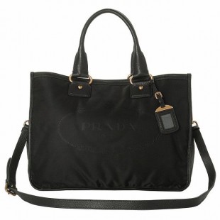 PRADA/プラダスーパーコピー NYLON JACQUARD NAPPAストラップ付きトートバッグ BR4794