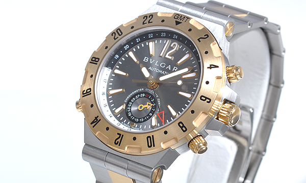 ブルガリコピー ディアゴノ プロフェッショナル GMT GMT40C5SGD - 商品画像 3