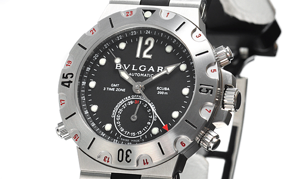 ブルガリコピー スクーバ SD38SVD GMT - 商品画像 3