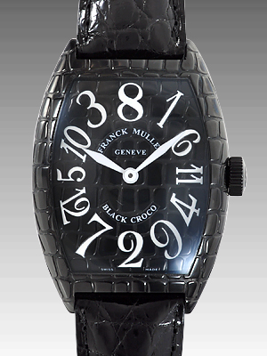 フランク・ミュラースーパーコピー トノウカーベックス クレージーアワーズ ブラッククロコ 8880CH BLK CRO - 商品画像 5