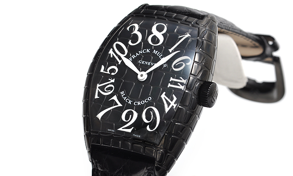 フランク・ミュラースーパーコピー トノウカーベックス クレージーアワーズ ブラッククロコ 8880CH BLK CRO - 商品画像 3