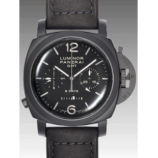 パネライコピー ルミノール１９５０ ８デイズクロノ モノプルサンテＧＭＴ セラミック PAM00317