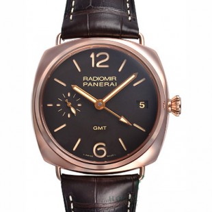 パネライコピー ラジオミール ３デイズＧＭＴ オロロッソ ４７mm PAM00421