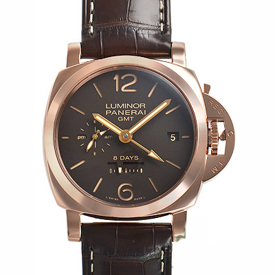 パネライスーパーコピー ルミノールマリーナ1950 8デイズ GMT オロロッソ PAM00576 - 商品画像 5