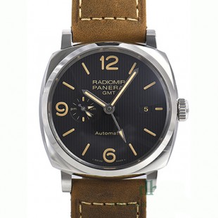 パネライコピー ラジオミール １９４０ ３デイズ ＧＭＴ オートマティック アッチャイオ ４５ｍｍ PAM00657