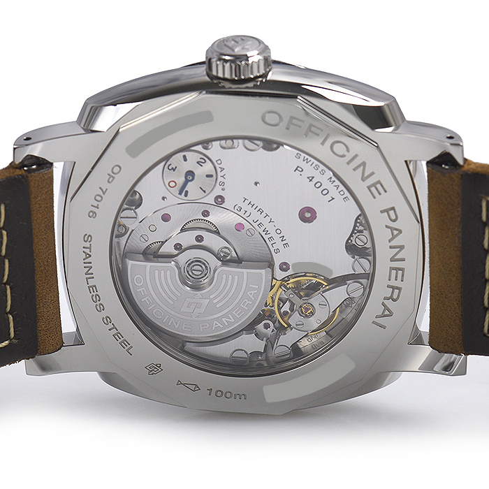 パネライコピー ラジオミール １９４０ ３デイズ ＧＭＴ オートマティック アッチャイオ ４５ｍｍ PAM00657 - 商品画像 6