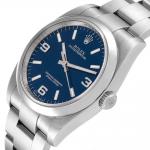 ロレックスコピー オイスター パーペチュアル 36mm ブルー ダイヤル スチール 116000 - 商品画像 5