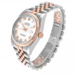 ロレックススーパーコピー デイトジャスト 36mm スチール ローズゴールド ホワイト ローマン ダイヤル 116231 - 商品画像 9