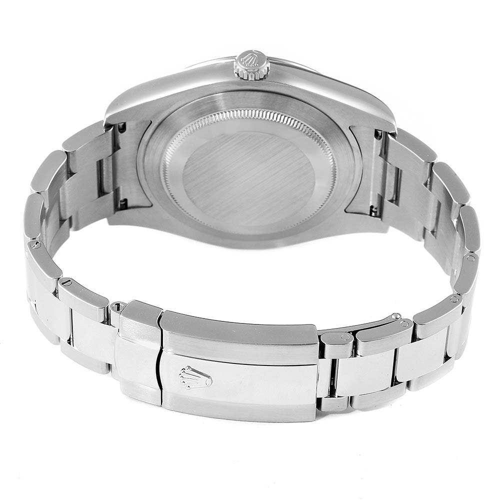 ロレックススーパーコピー デイトジャスト II 41mm スチール ホワイト ゴールド ブラック ダイヤル 116334 - 商品画像 7
