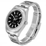 ロレックススーパーコピー デイトジャスト II 41mm スチール ホワイト ゴールド ブラック ダイヤル 116334 - 商品画像 9